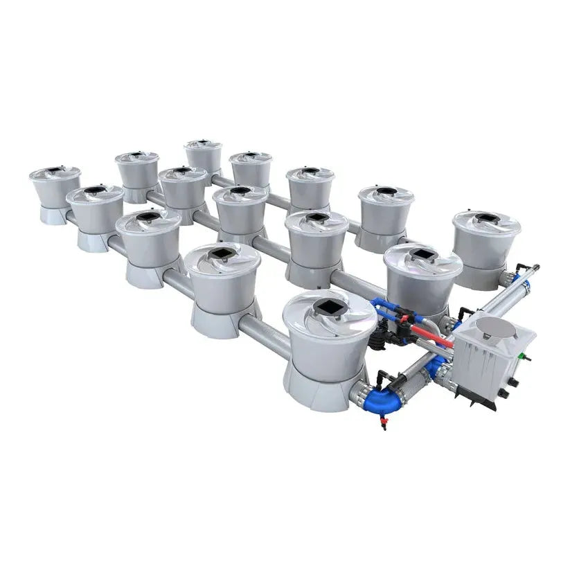 Alien Hydroponics V System DWC - 15 Pot 3 Row Hydroponic Growing Kit for Indoor Plants | Perfect for Home Gardening, Greenhouse & Vertical Farming