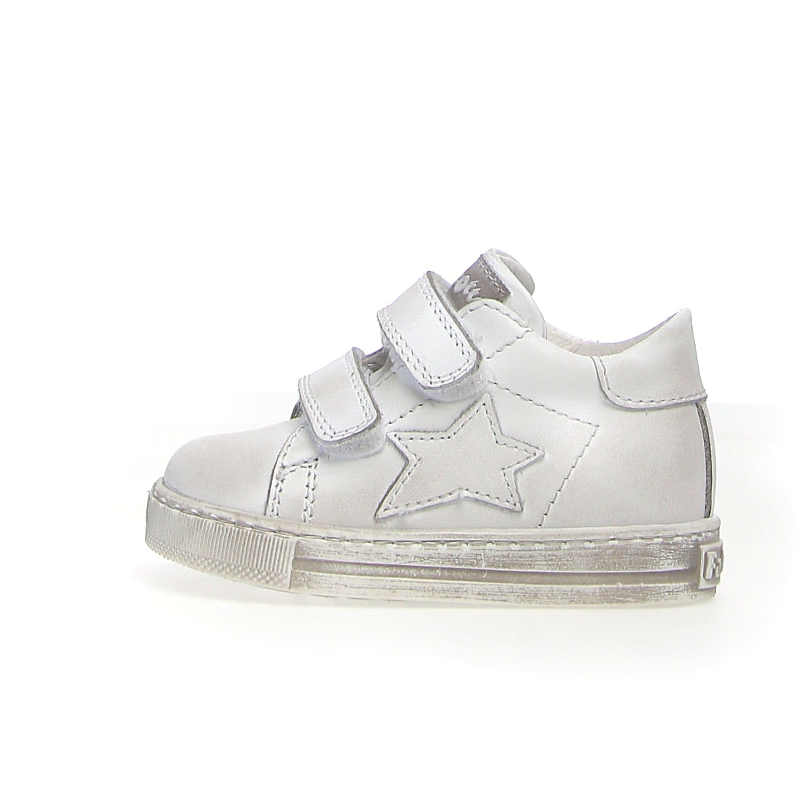 Falcotto Sasha VL Calf Fashion Sneakers for Boys & Girls - White | Comfortable Kids Shoes for School, Play & Everyday Wear