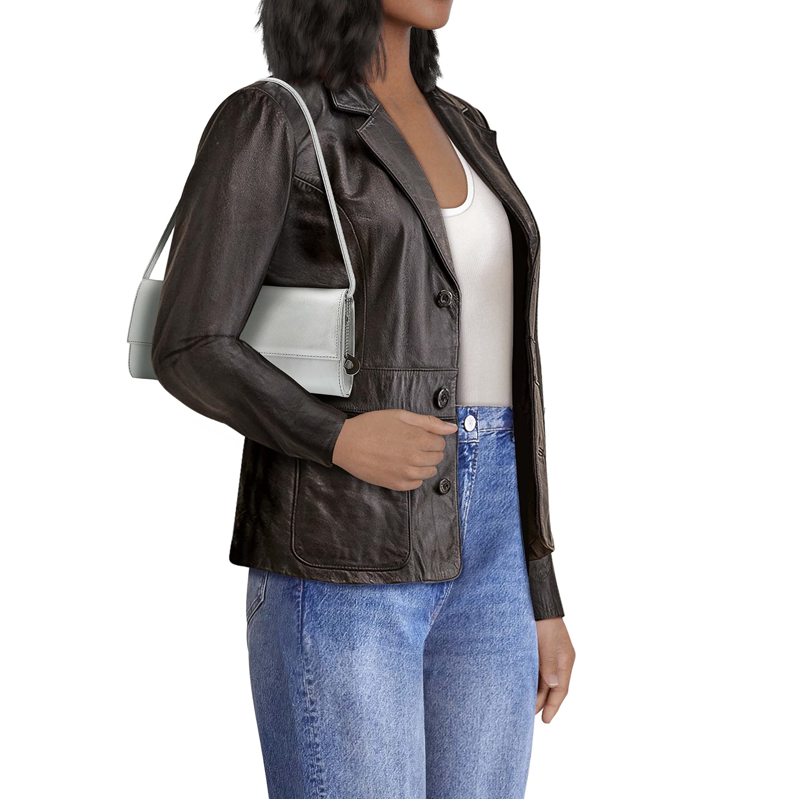 Picard Cross-Body Bag for Women - Stylish & Durable Leather Shoulder Purse - Perfect for Travel, Work & Everyday Use - Black