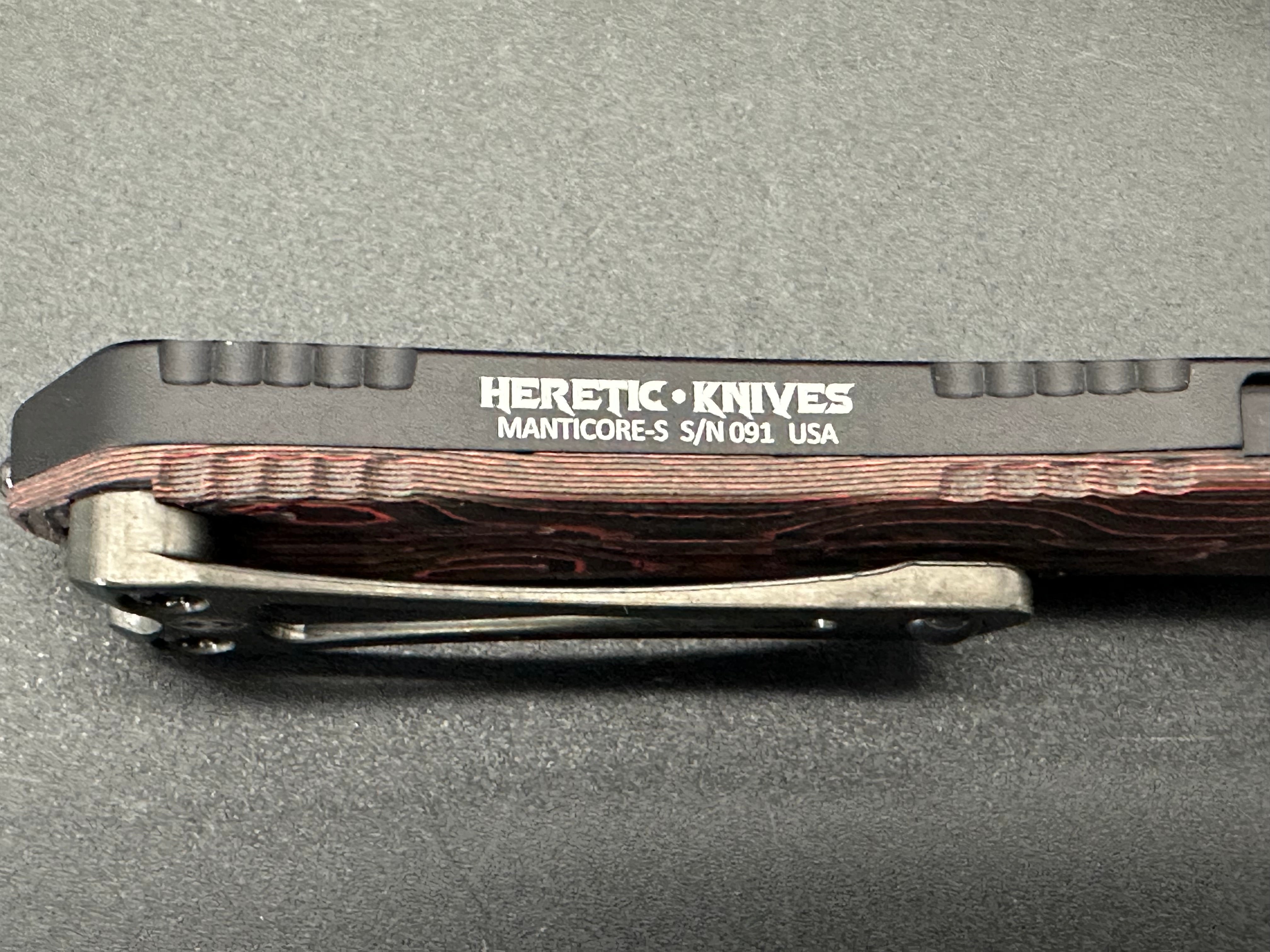 Heretic Manticore Bowie Knife - Premium Tactical Fixed Blade for Outdoor Survival, Hunting & Camping | Durable High-Carbon Steel with Ergonomic Grip
