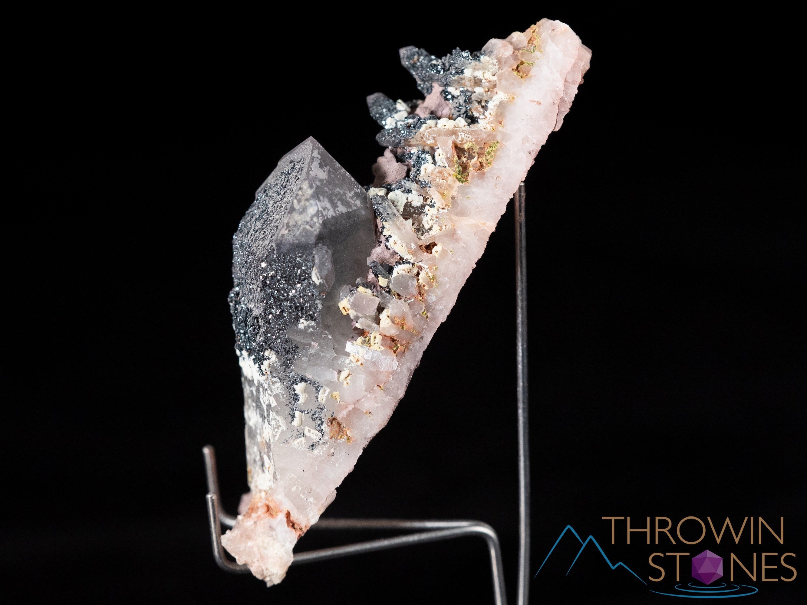 Natural MESSINA QUARTZ with HEMATITE Raw Crystal - Healing Stone for Home Decor, Housewarming Gift, Spiritual Healing & Meditation - Perfect for Office Desk, Living Room Display & Energy Balancing