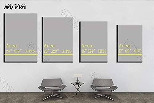 NATVVA Canvas Wall Art - 'It's Always Sunny' Dennis in Dress Gun Fighting Painting - Home Decor for Living Room & Bedroom - Perfect for TV Show Fans & Pop Culture Enthusiasts