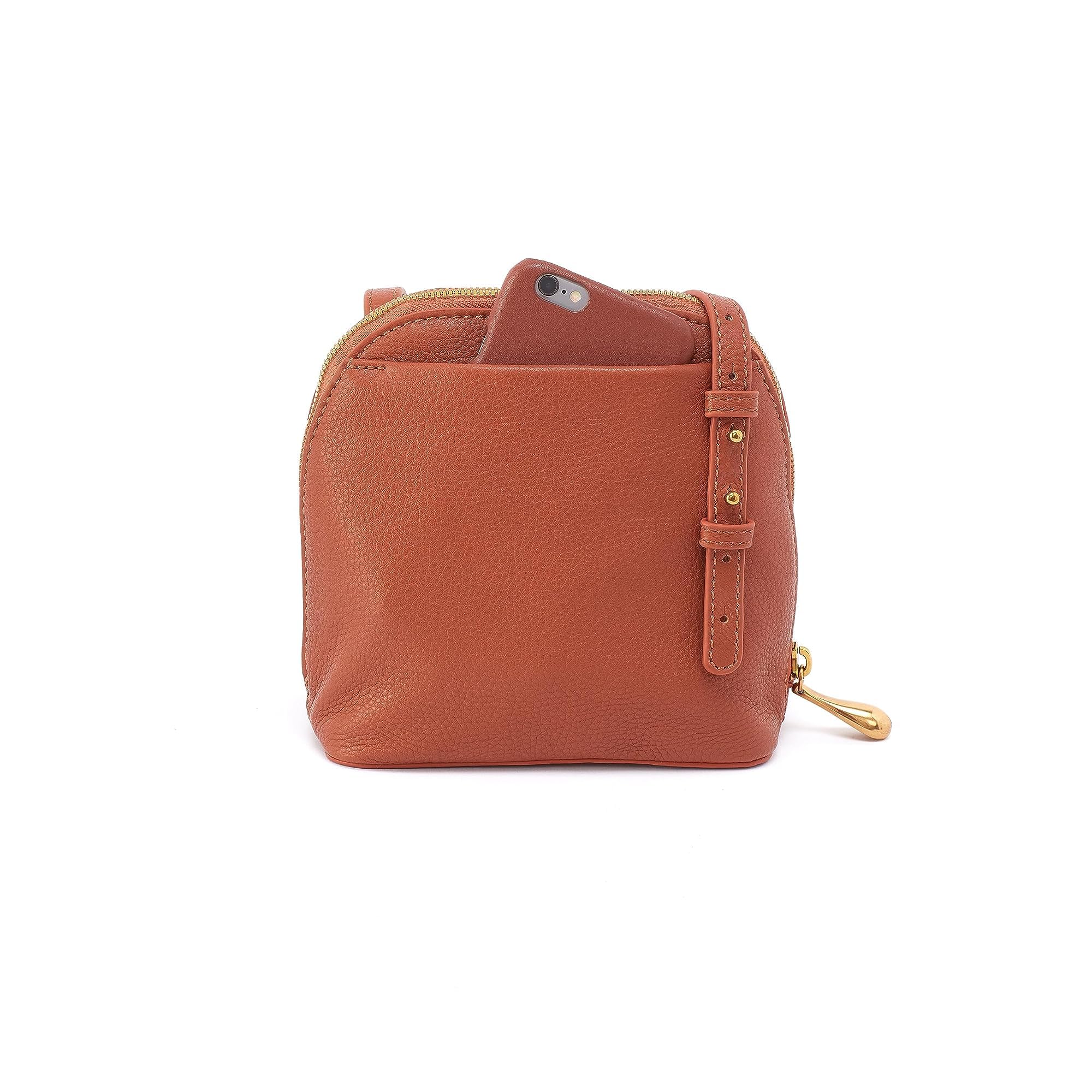 HOBO Nash Compact Crossbody Leather Bag for Women - Stylish & Lightweight Purse, Perfect for Everyday Use, Travel, and Work