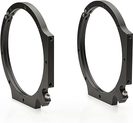 GSI Air Tank Clamps for ENDO Tanks - Anodized Black Aluminum Clamps - Perfect for Scuba Diving, Paintball & Airsoft Accessories