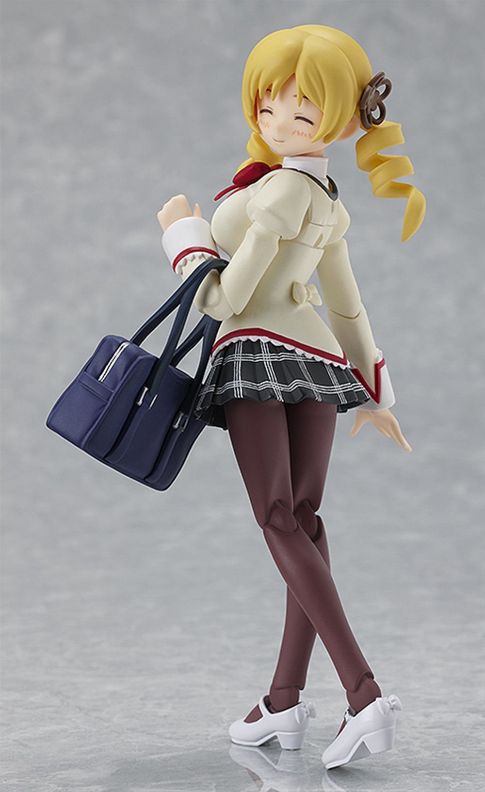 Good Smile Puella Magi Madoka Magica Mami Tomoe School Uniform Figma Action Figure - Anime Collectible for Display & Photography | Perfect for Fans, Cosplay Inspiration, and Home Decor