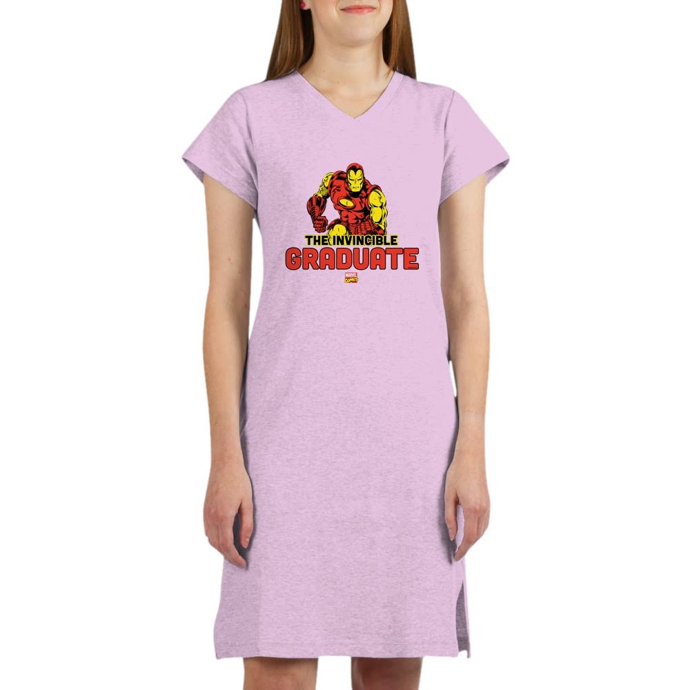 Iron Man The Invincible Graduation Nightshirt - Superhero Themed Sleepwear for Marvel Fans | Perfect for Graduation Parties & Comic Conventions