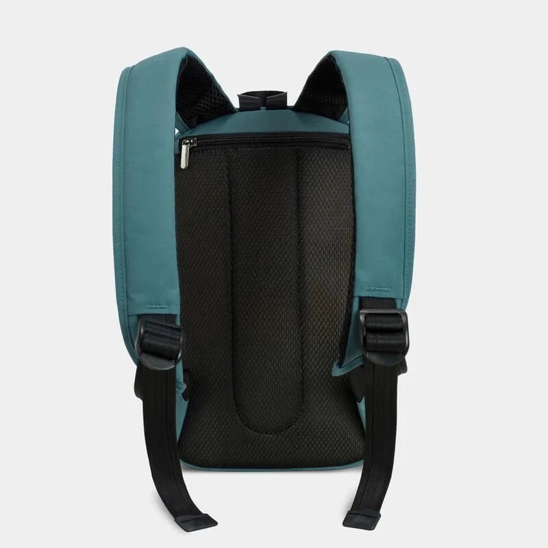 Travelon The Voyages Anti-Theft Small Backpack with XL Water Bottle Pocket - Secure Travel Daypack for Commuting, Hiking & Urban Exploration