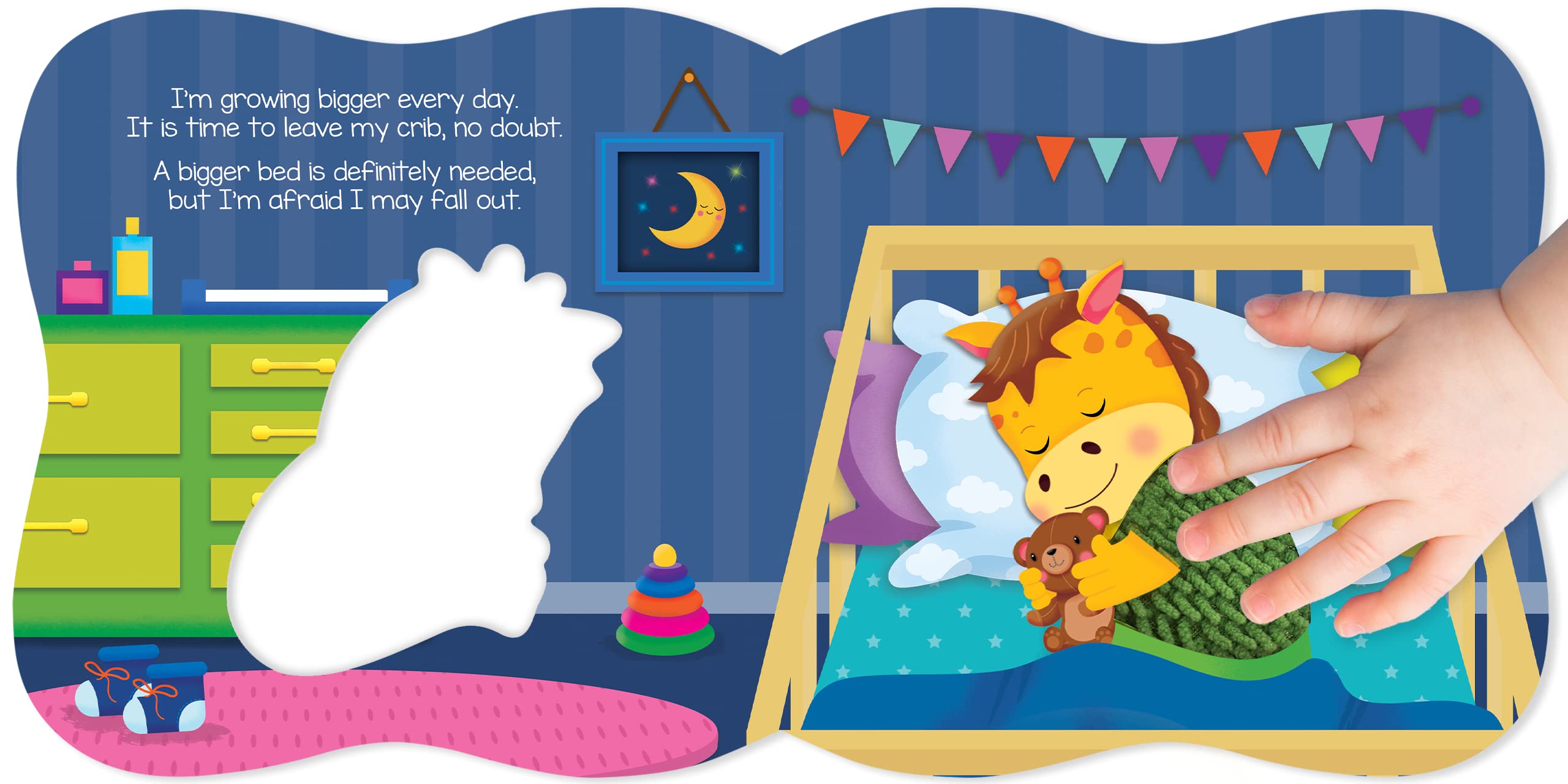 My Big Bed - Touch and Feel Sensory Board Book for Toddlers - Interactive Early Learning Book for Bedtime & Playtime