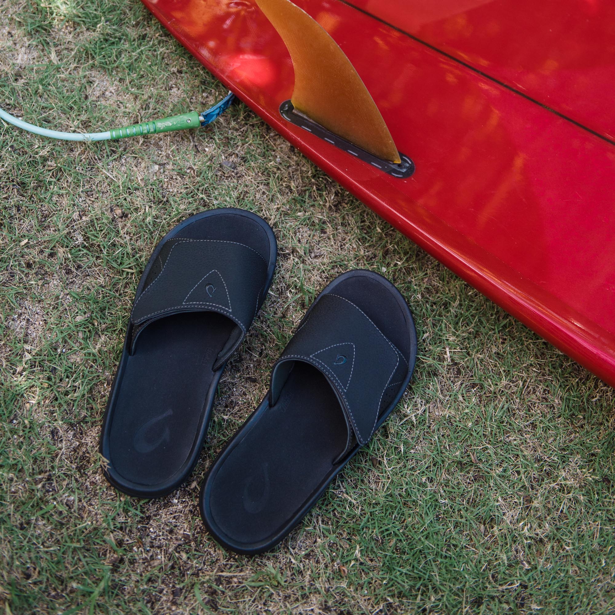 Nalu Slide - Premium Black Water Shoes for Men & Women - Perfect for Beach, Pool, Surfing & Water Sports