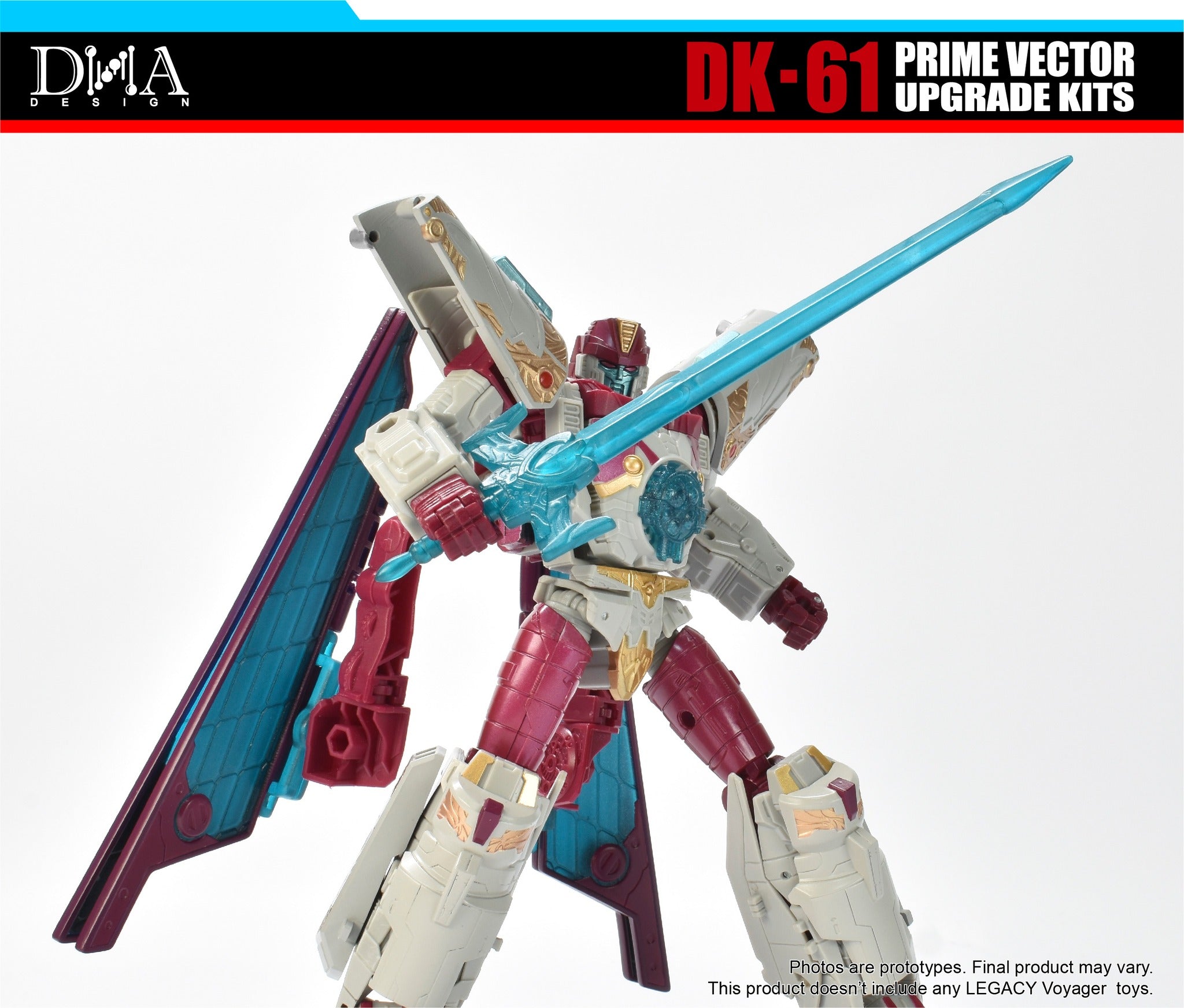 DNA Design DK 61 Upgrade Kit for Legacy Vector Prime - Premium Transformers Toy Accessories - Enhance Your Legacy Collection for Display & Play