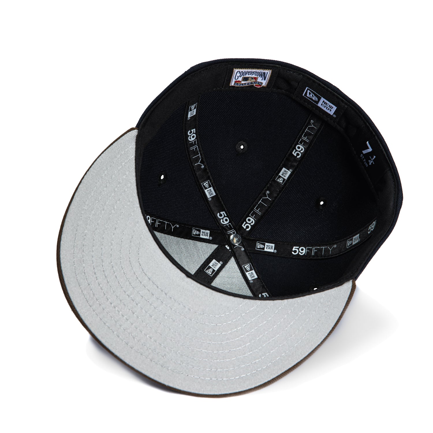 New Era 59Fifty New York Yankees 1996 World Series Patch Snapback Hat - Navy & Brown - Official MLB Baseball Cap for Men & Women - Perfect for Games, Collecting & Streetwear Fashion
