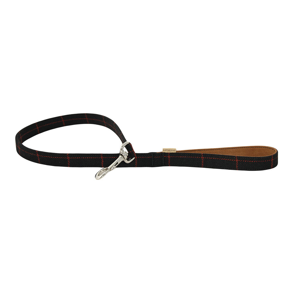 Earthbound Signature Tweed & Leather Dog Leash - Durable & Stylish for Small to Medium Dogs - Perfect for Daily Walks, Training & Outdoor Adventures