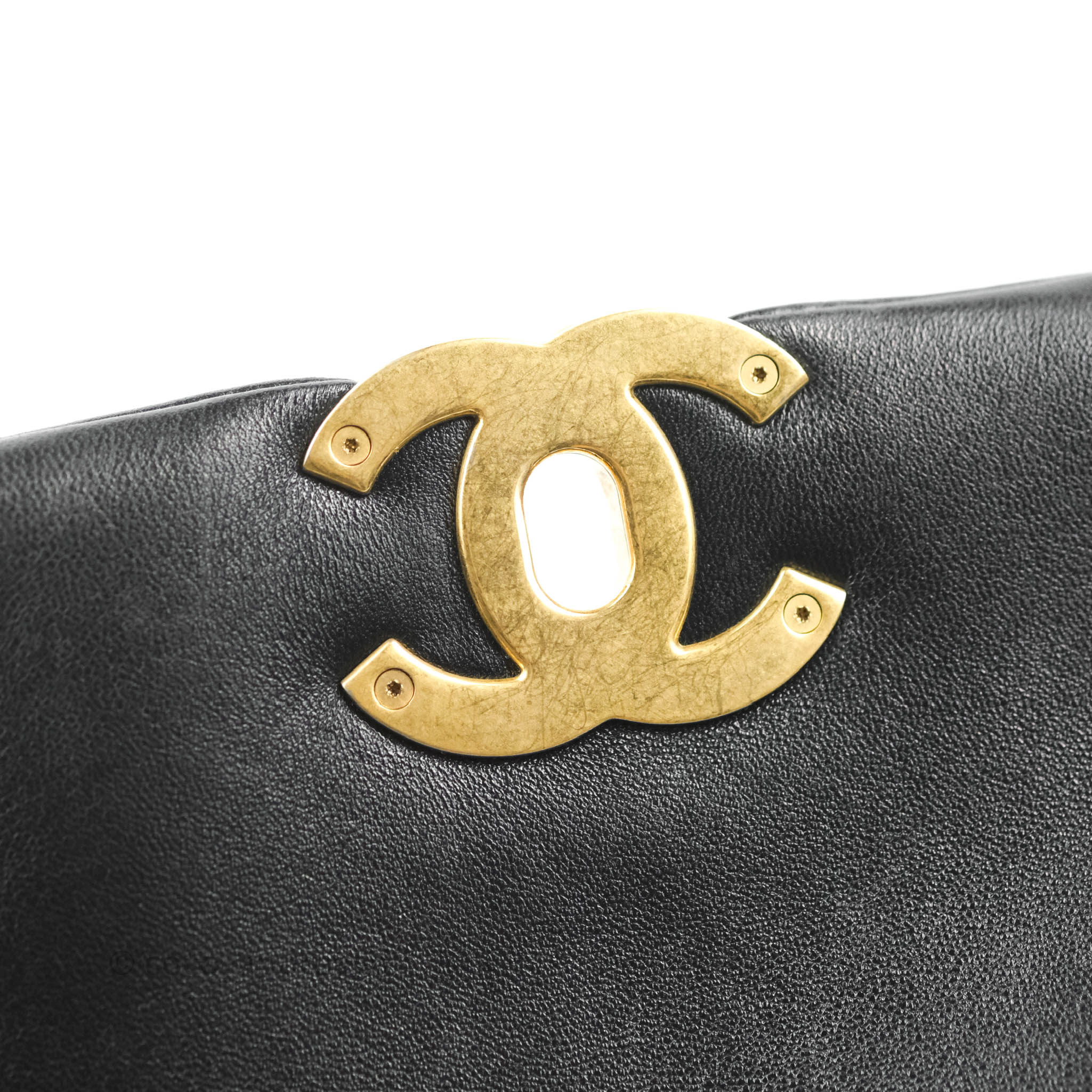 Chanel 19 Small Handbag Black Lambskin Leather Mixed Hardware 21K Collection - Luxury Crossbody Bag for Women, Perfect for Evening Parties & Date Nights