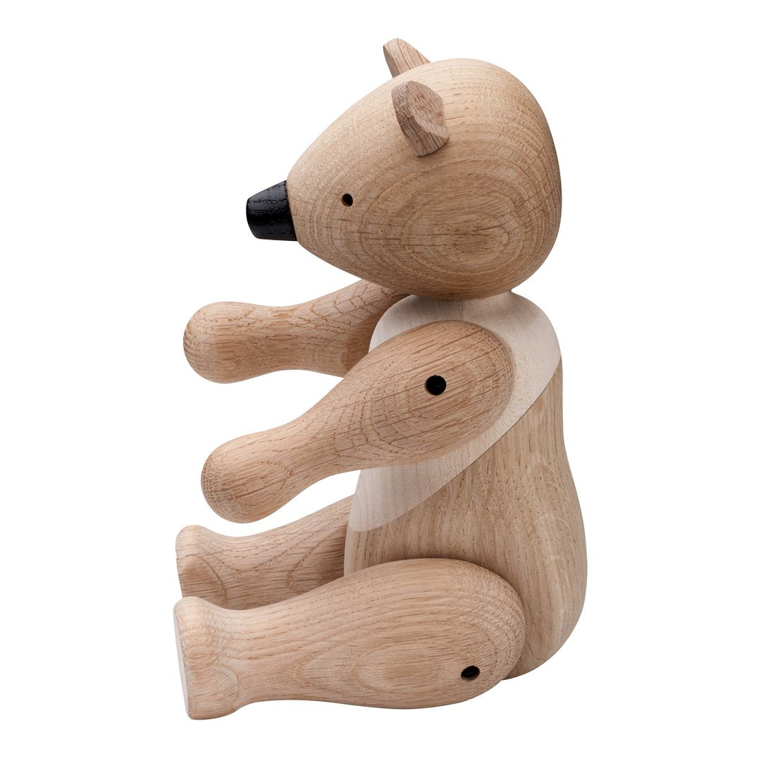 Kay Bojesen Wooden Bear Figurine - Handcrafted Scandinavian Decorative Collectible for Home, Nursery & Gift Giving
