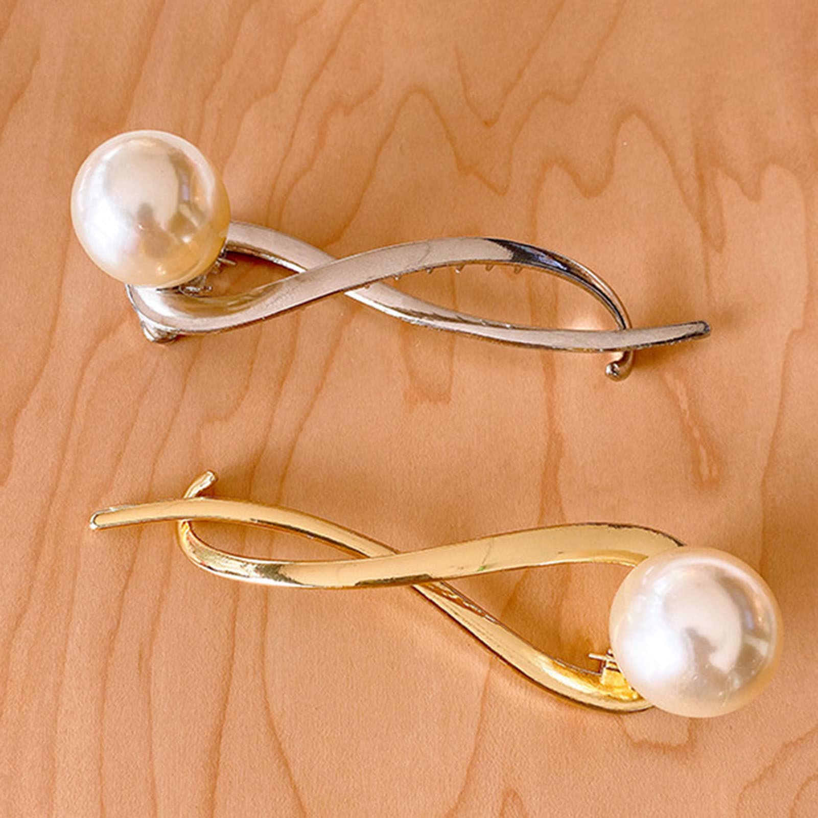 Pearl Hair Clip for Women - Japanese Korean Style Hair Accessories for Parties & Weddings