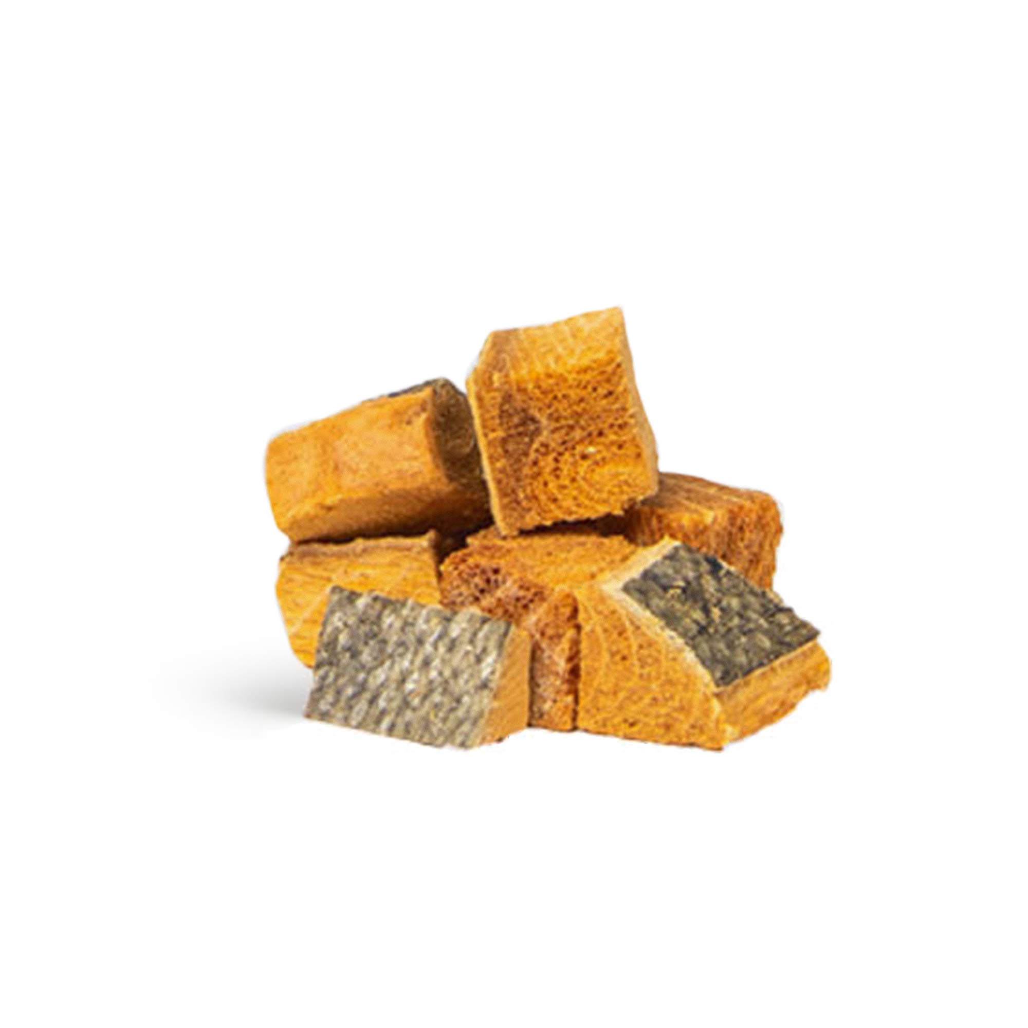 Premium Freeze Dried Salmon Dog Treats with Omega 3 & 6 Fish Oil | All Natural, Human-Grade, Wild Caught Skin-On Salmon | Grain Free, Diabetic Friendly | Made in USA | Perfect for Training Rewards & Senior Dogs
