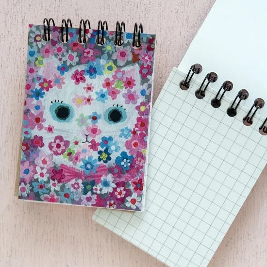 Yumi Kitagishi Mini Memo Pad Set of 2 - Cute Japanese Stationery for Journaling, Notes & Gift Giving - Perfect for Office, School & Travel Organization