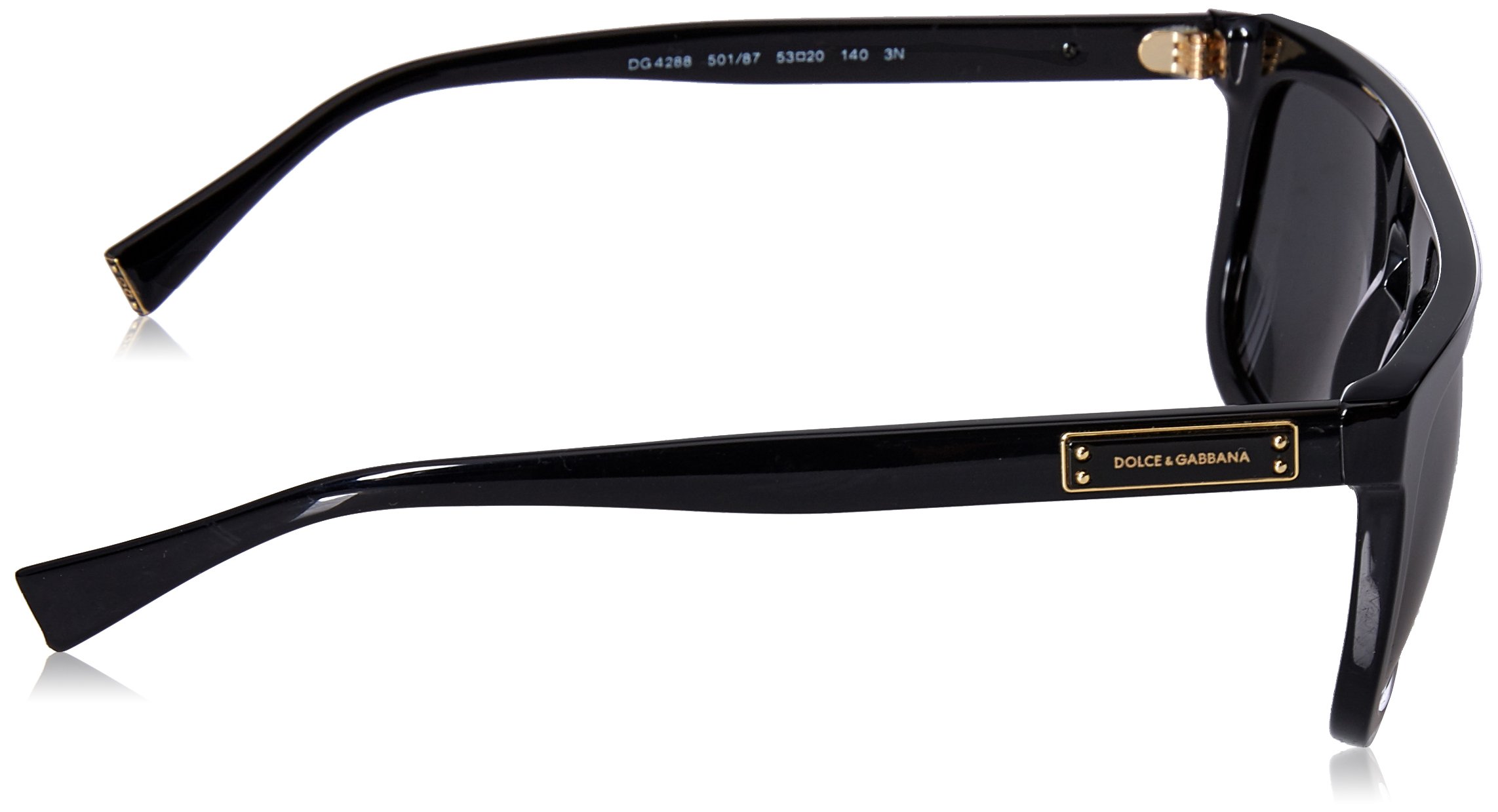 Dolce & Gabbana Men's Square Acetate Sunglasses for Men - Stylish UV Protection Shades for Outdoor Activities, Driving & Fashion