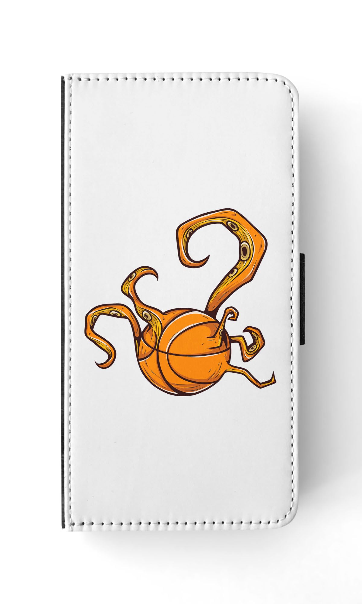 Foxercases Basketball Tentacles Tennis Flip Wallet Phone Case for Samsung Galaxy S23 Ultra/S22/S21 - Durable Protective Cover with Card Slots for Sports & Outdoor Activities