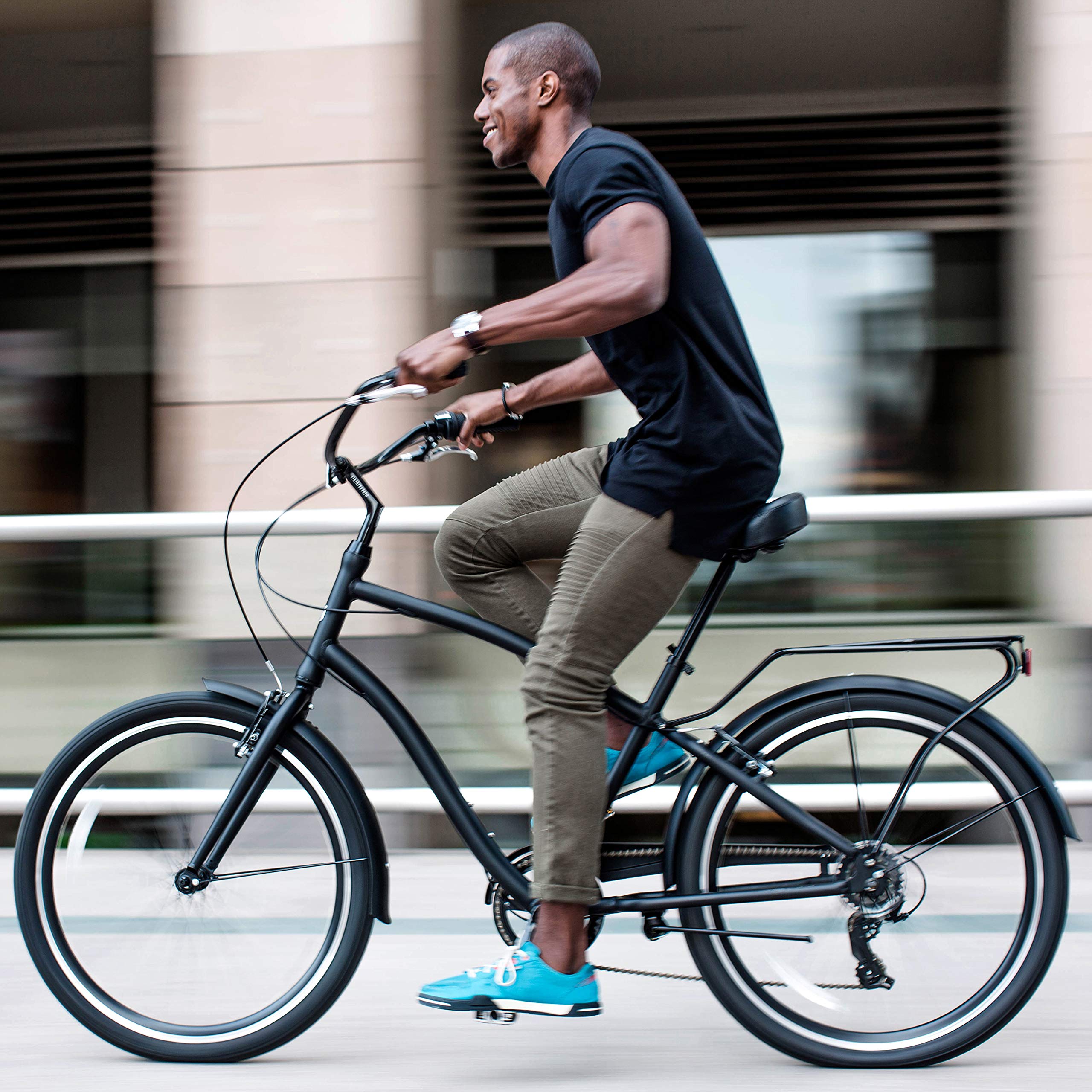 Sixthreezero EVRYjourney Men's Hybrid Cruiser Bike - Comfortable & Stylish for Commuting, Leisure Rides & Beach Cruising