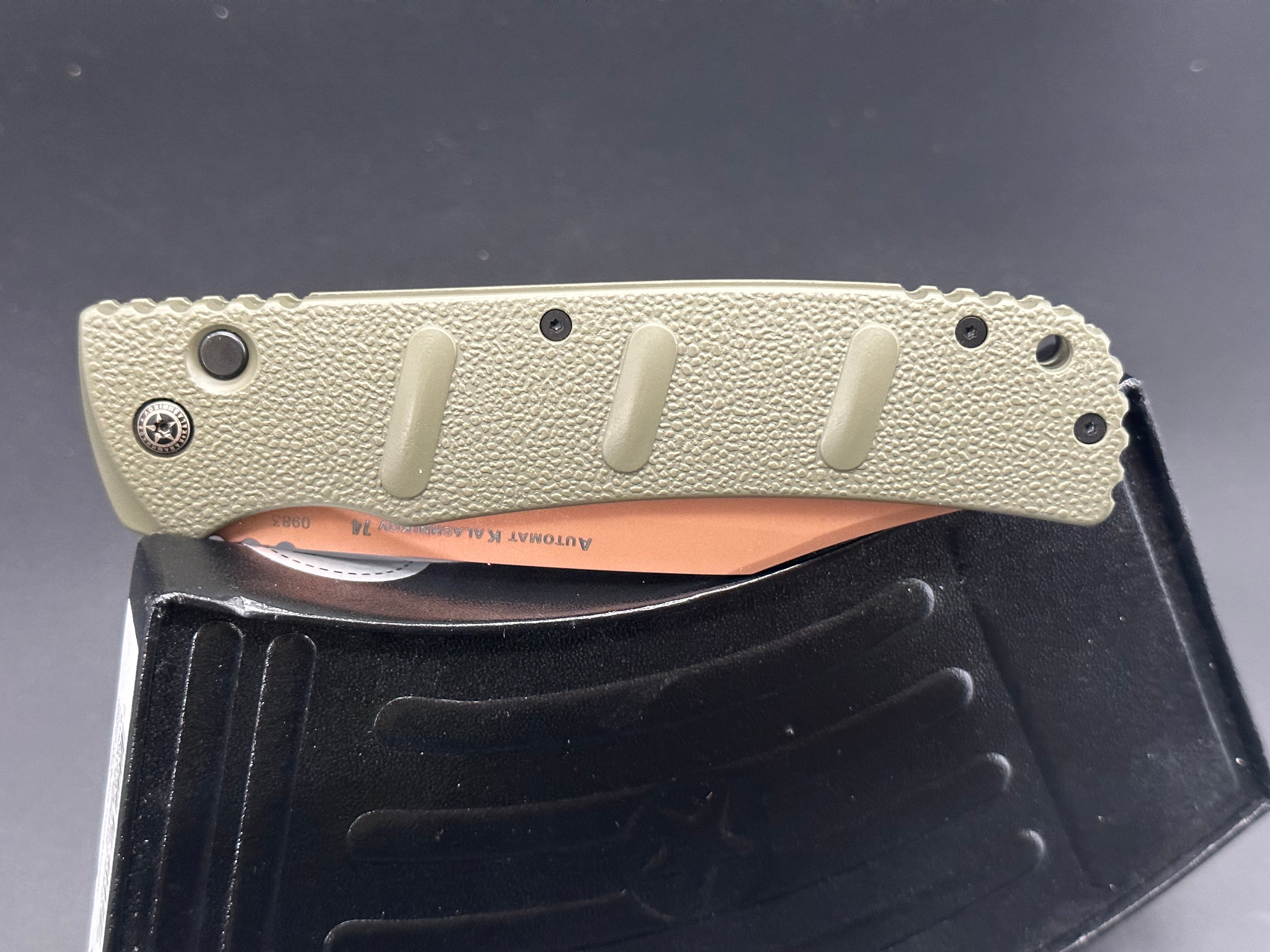 Boker XXL Kalashnikov Desert Warrior Tactical Folding Knife - Premium EDC Pocket Knife for Outdoor, Camping, Survival & Everyday Carry (EDC)
