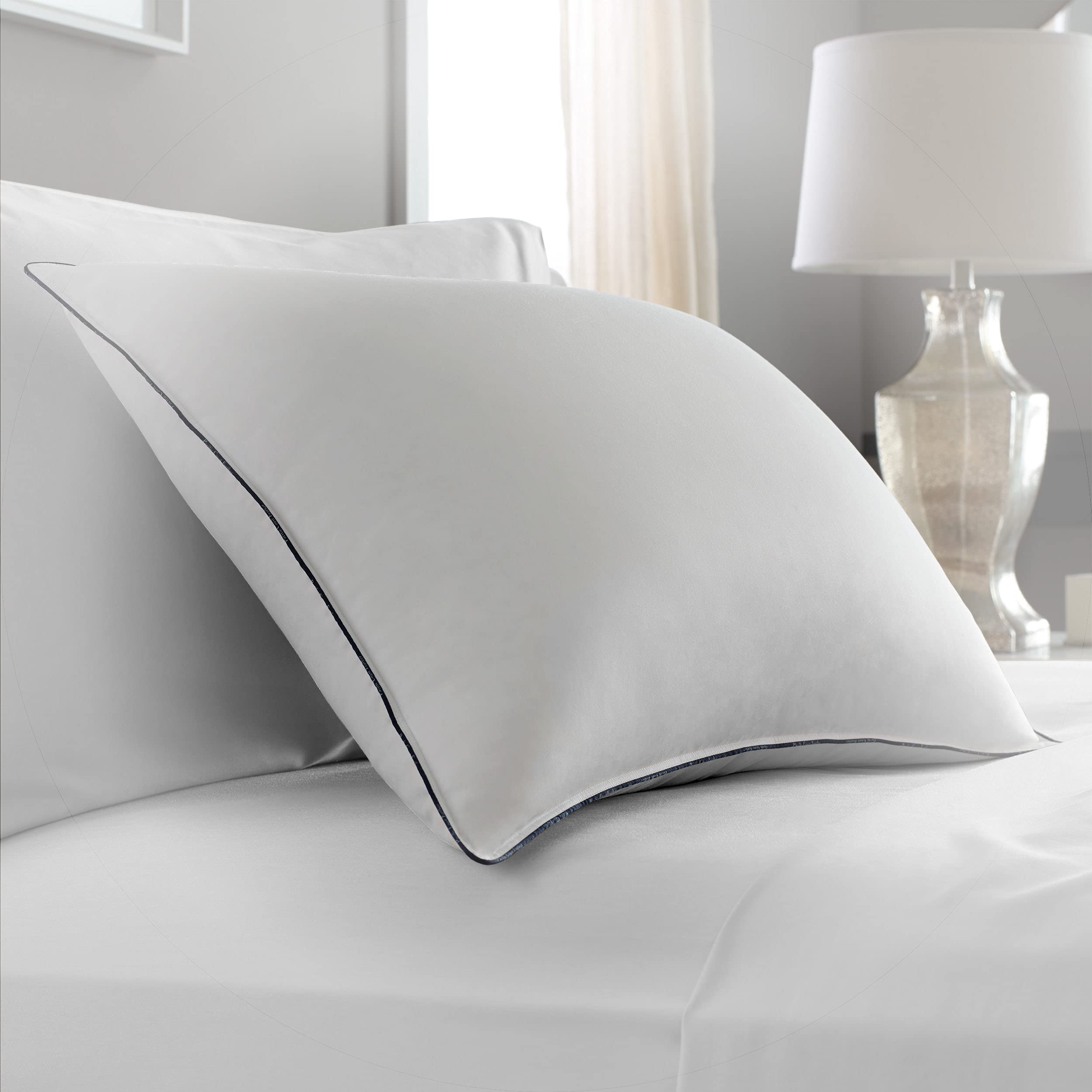 Pacific Coast Feather Stayloft Down Pillow - King Size, White - Ultra Soft & Supportive for Side, Back & Stomach Sleepers - Perfect for Bedroom, Guest Room & Hotel Luxury Comfort