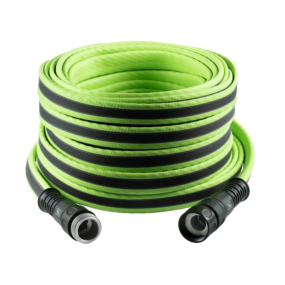 FITT Force Lite Garden Hose 25ft - Lightweight & Durable Water Hose for Outdoor Use - Perfect for Gardening, Washing Cars & Yard Cleaning (Lime Green)