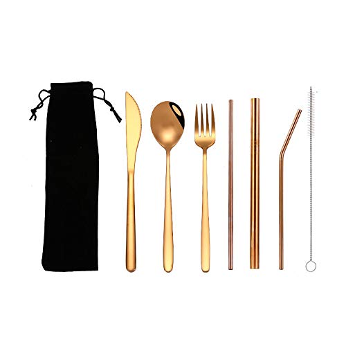 8-Pieces Rose Gold
