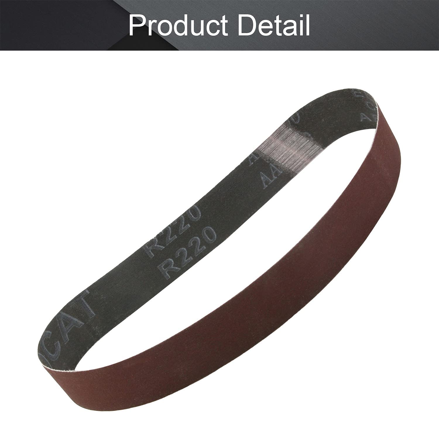 Utoolmart 1.2x21 Inch 400 Grit Aluminum Oxide Sanding Belt - 15 Pack for Wood Finishing, Metal Polishing & Drywall Sanding | Compatible with Portable Belt Sanders, DIY Projects & Professional Sharpening