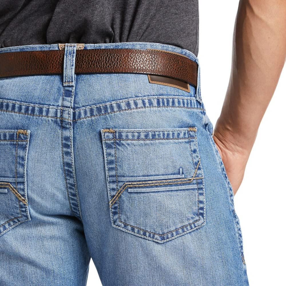 ARIAT Men's M4 Relaxed Stretch Goldfield Boot Cut Jeans - Comfortable Western Denim Pants for Cowboy Work & Casual Wear