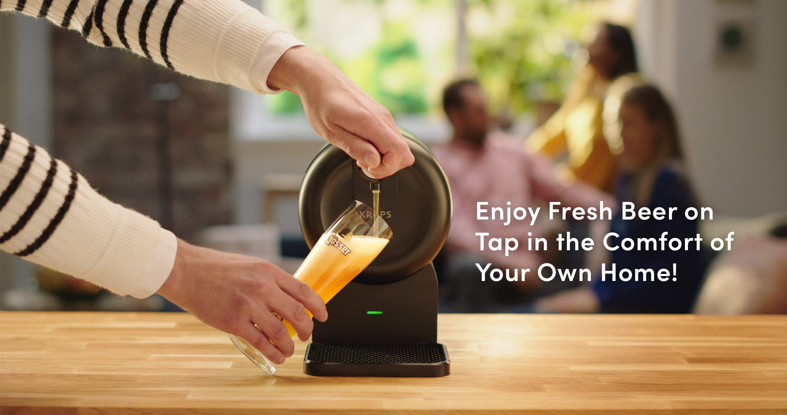 Hopsy SUB Home Tap Draft Beer Machine - Portable Beer Dispenser for Home, Parties & Outdoor Use | Fresh & Cold Beer Anytime