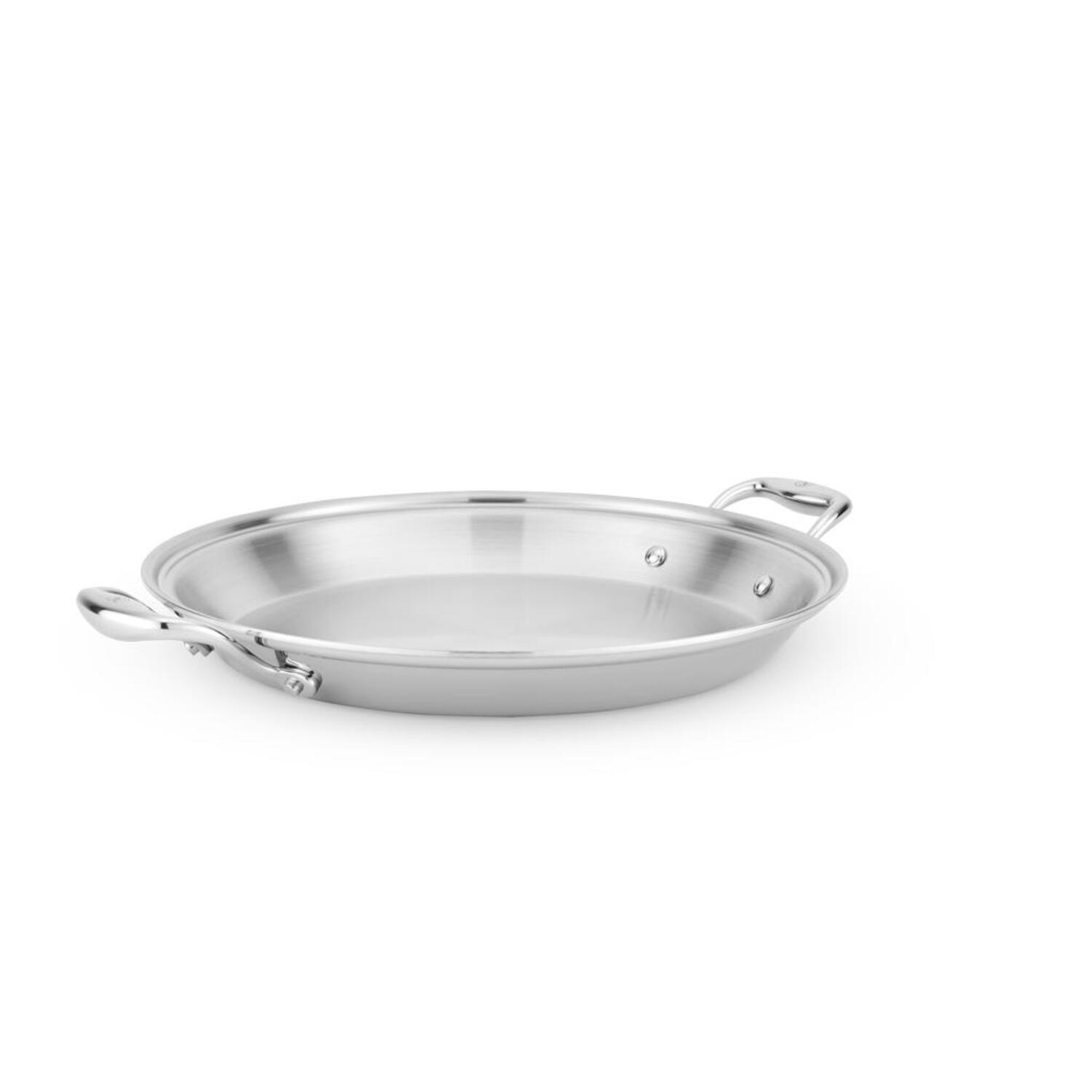 Premium Titanium Series 13.5 Inch Paella Pan - Professional Grade, Non-Stick & Durable - Perfect for Spanish Cuisine, Outdoor Cooking & Family Gatherings
