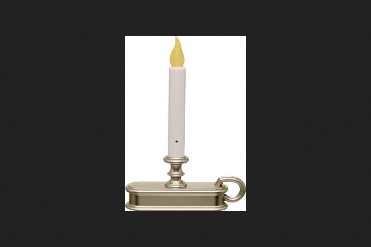 Premium Pewter LED Flameless Candles with Timer - Battery Operated for Home Decor, Wedding, Romantic Dinner & Holiday Ambiance