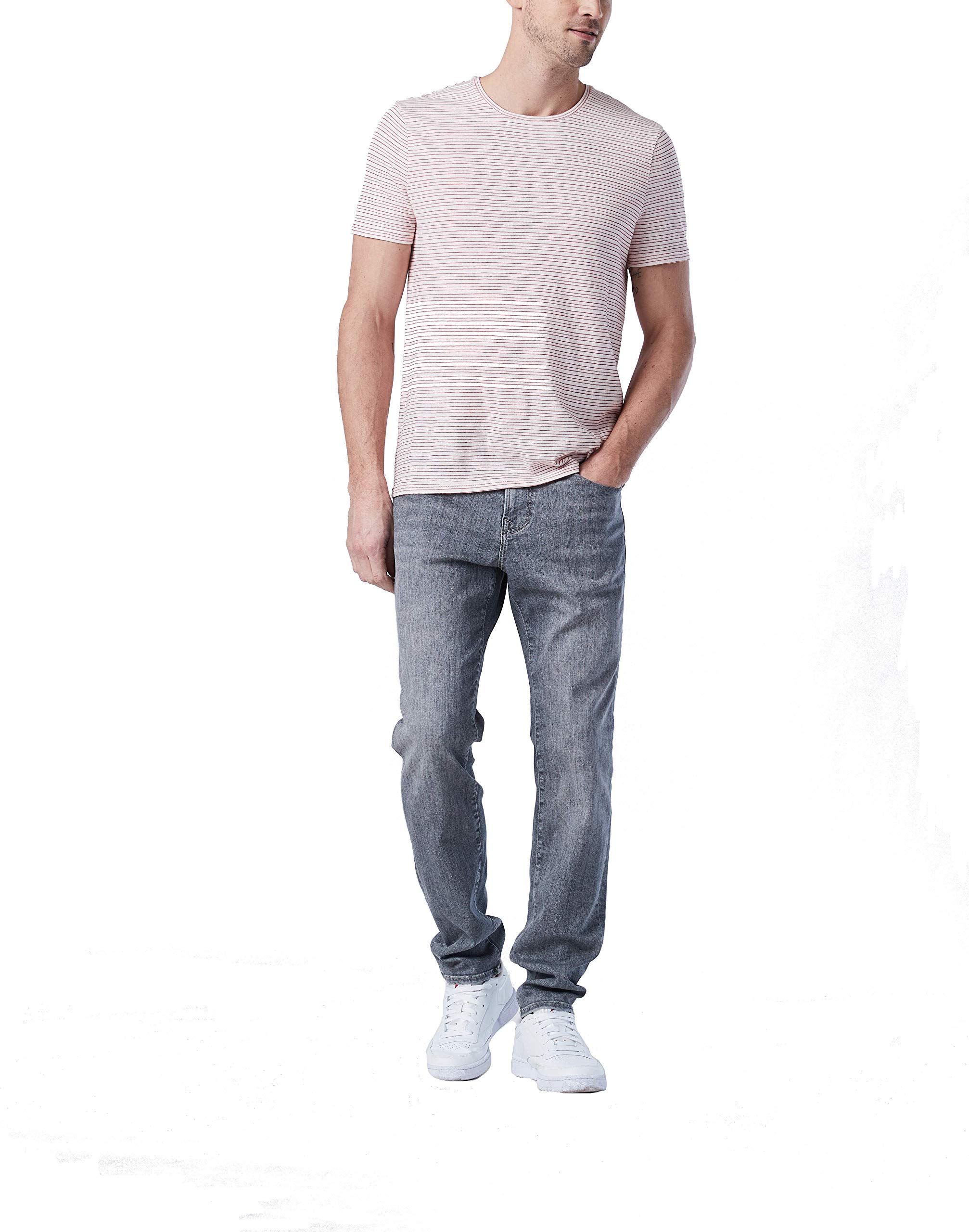 Mavi Men's Steve Mid Rise Athletic Fit Jeans - Comfortable Stretch Denim Pants for Casual Wear & Outdoor Activities