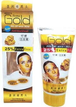 Red Balloons Gold Whitening Anti-Blackhead Peel Off Mask Cream – Deep Cleansing, Pore Minimizing (100g) | Best for Acne-Prone Skin & Blackhead Removal at Home