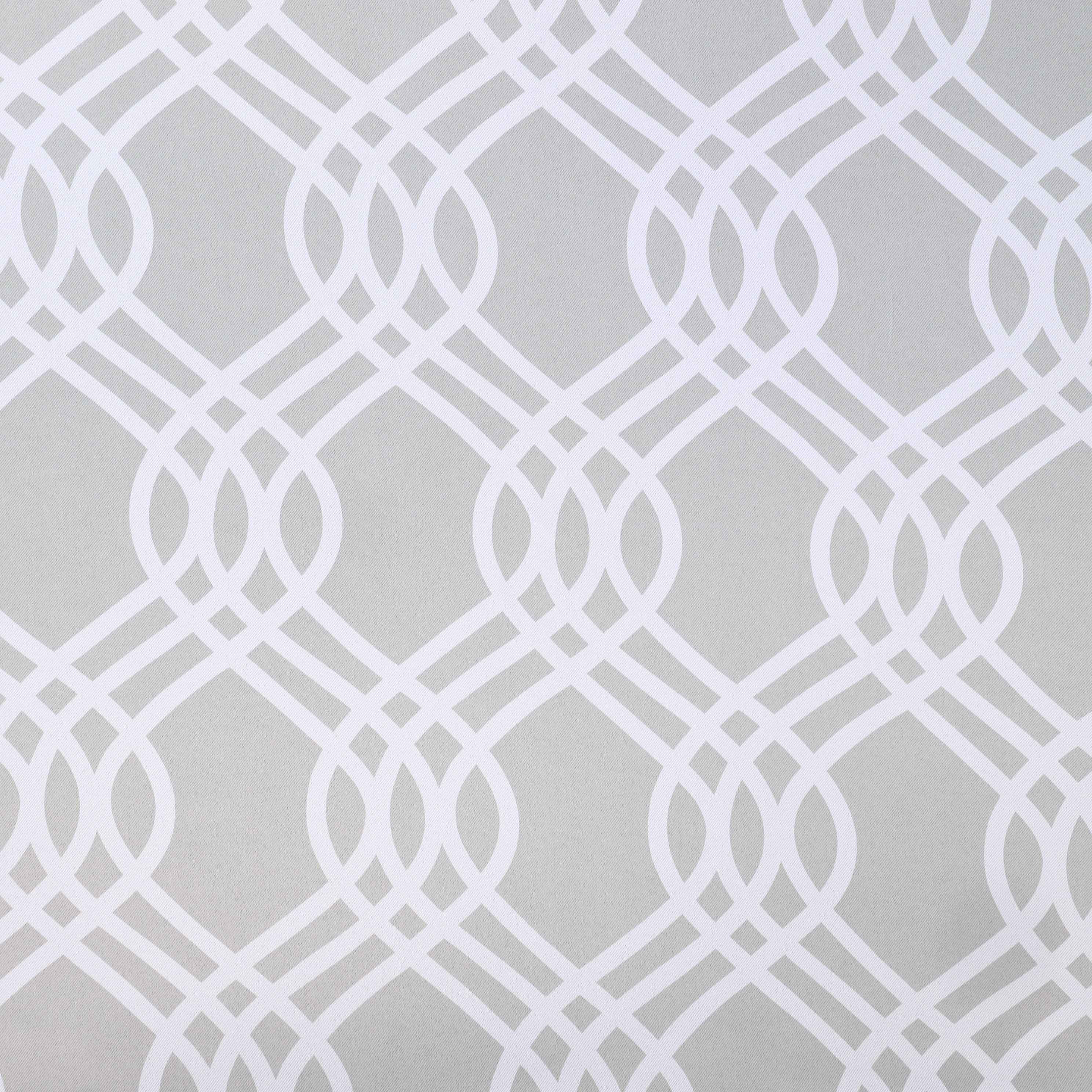 Washable Blackout Curtains with Ribbon Trellis Design - Room Darkening Window Treatment for Bedroom & Living Room - Thermal Insulated Drapes for Better Sleep and Energy Efficiency