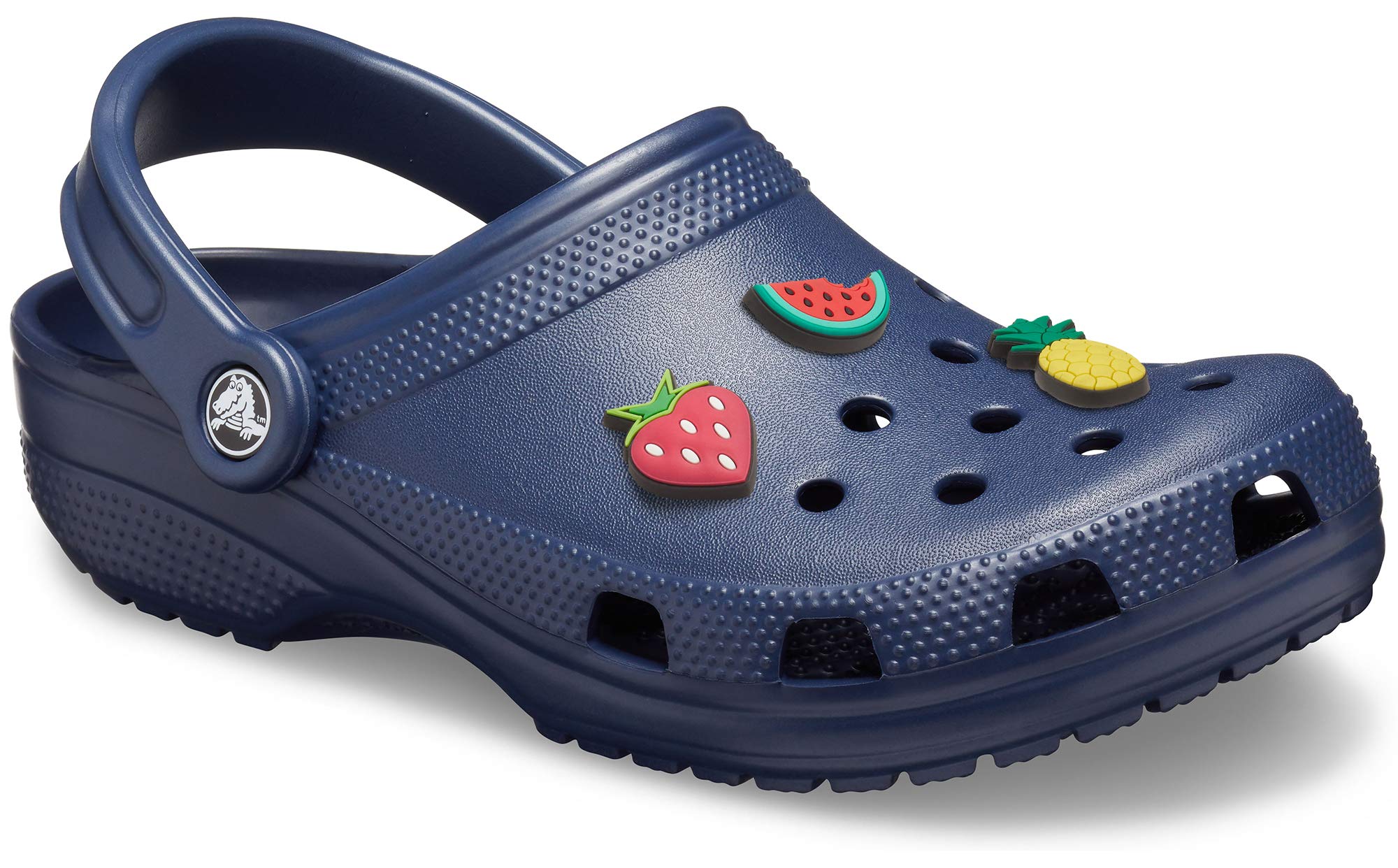 Crocs Classic Clog for Men & Women with 3-Pack Jibbitz Charms - Comfortable Slip-On Shoes for Home, Garden, and Outdoor Activities