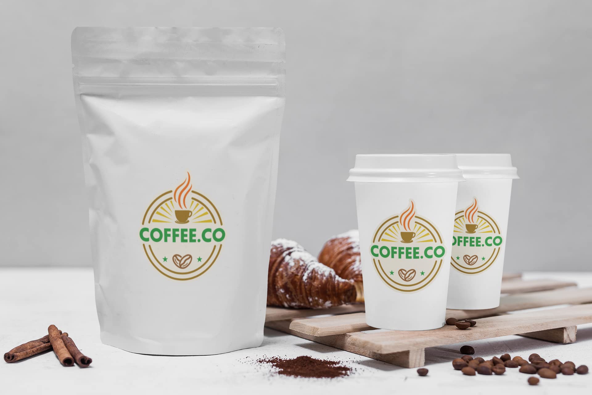 Custom Personalized Stickers & Labels - Waterproof, Dishwasher Safe Vinyl (2 in, 120 Pack) | Made in USA | Business Logo & Thank You Stickers for Packaging, Branding & Promotions