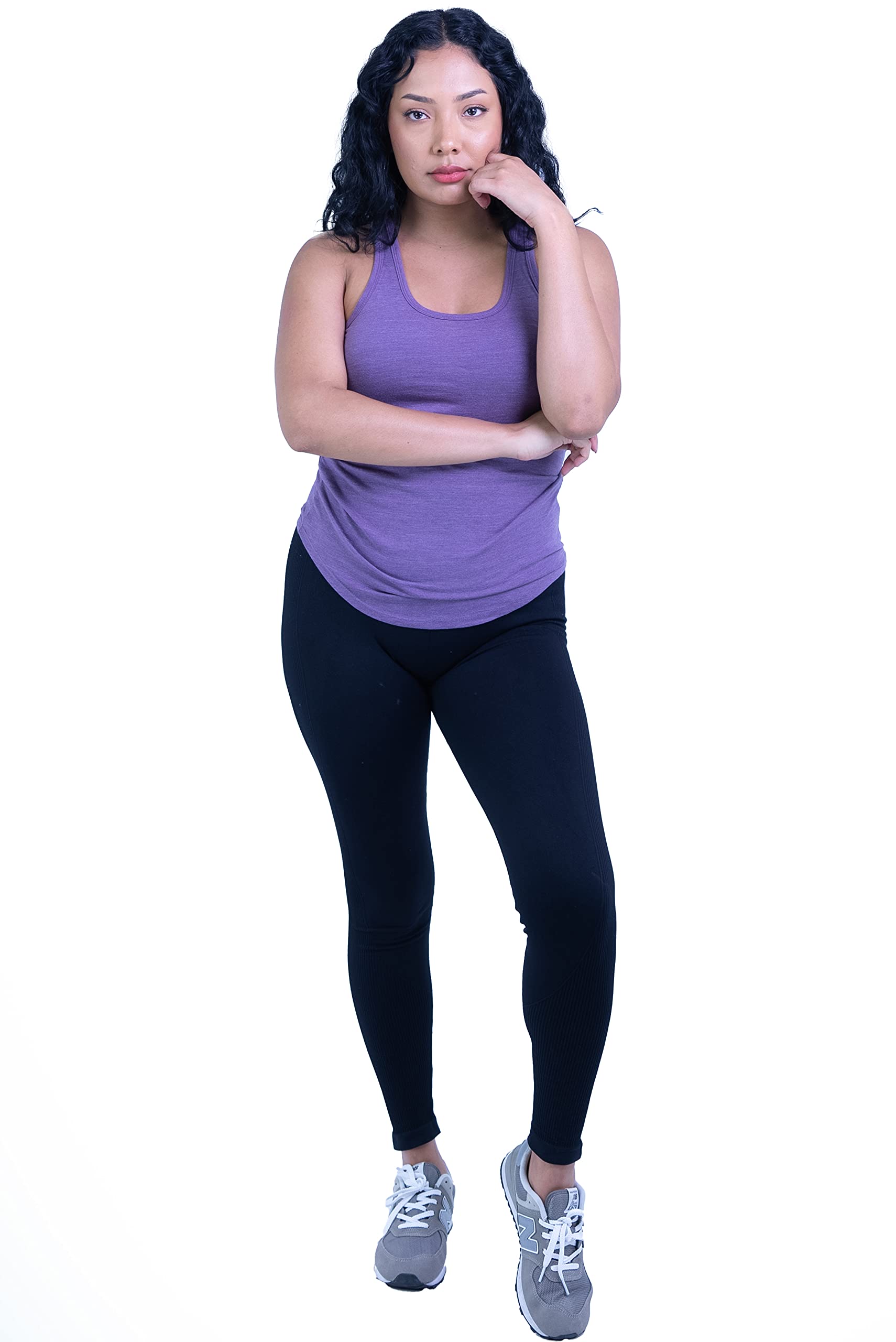 BANC Essentials Women's Racerback Tank Top - Soft Breathable Everyday Casual Shirt for Workout, Yoga, and Summer Outfits