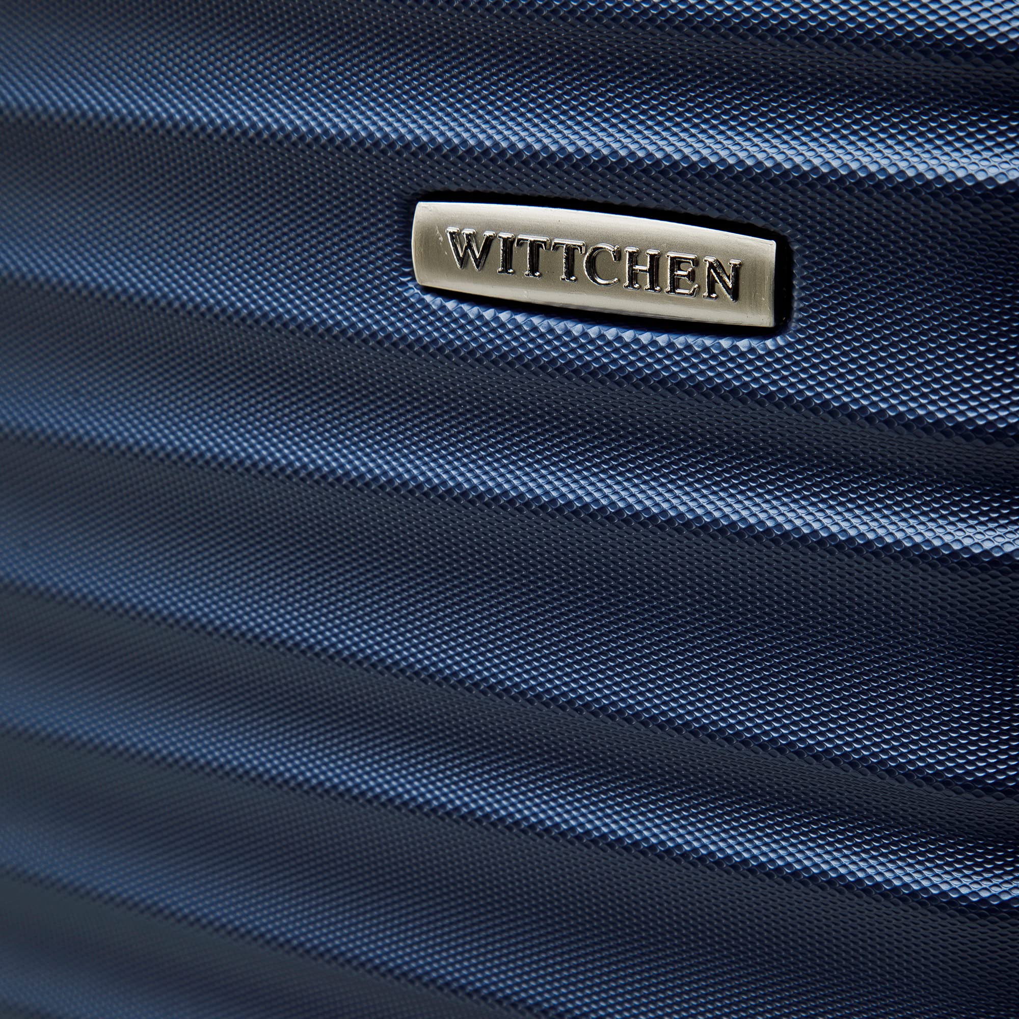 Premium Dark Blue Cabin Suitcase - Lightweight Carry-On Luggage for Air Travel, Weekend Getaways & Business Trips