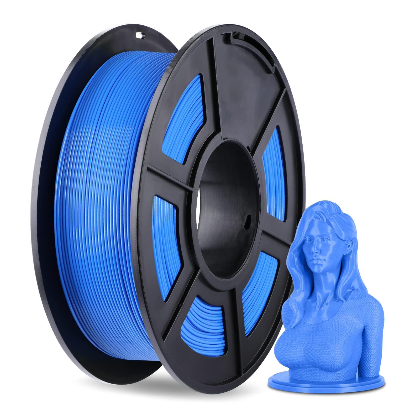 ANYCUBIC PLA 3D Printer Filament 1.75mm, 1kg Spool (2.2lbs) - High Precision +/-0.02mm, Vibrant Blue Filament for FDM 3D Printers | Perfect for DIY Projects, Prototyping & Home 3D Printing