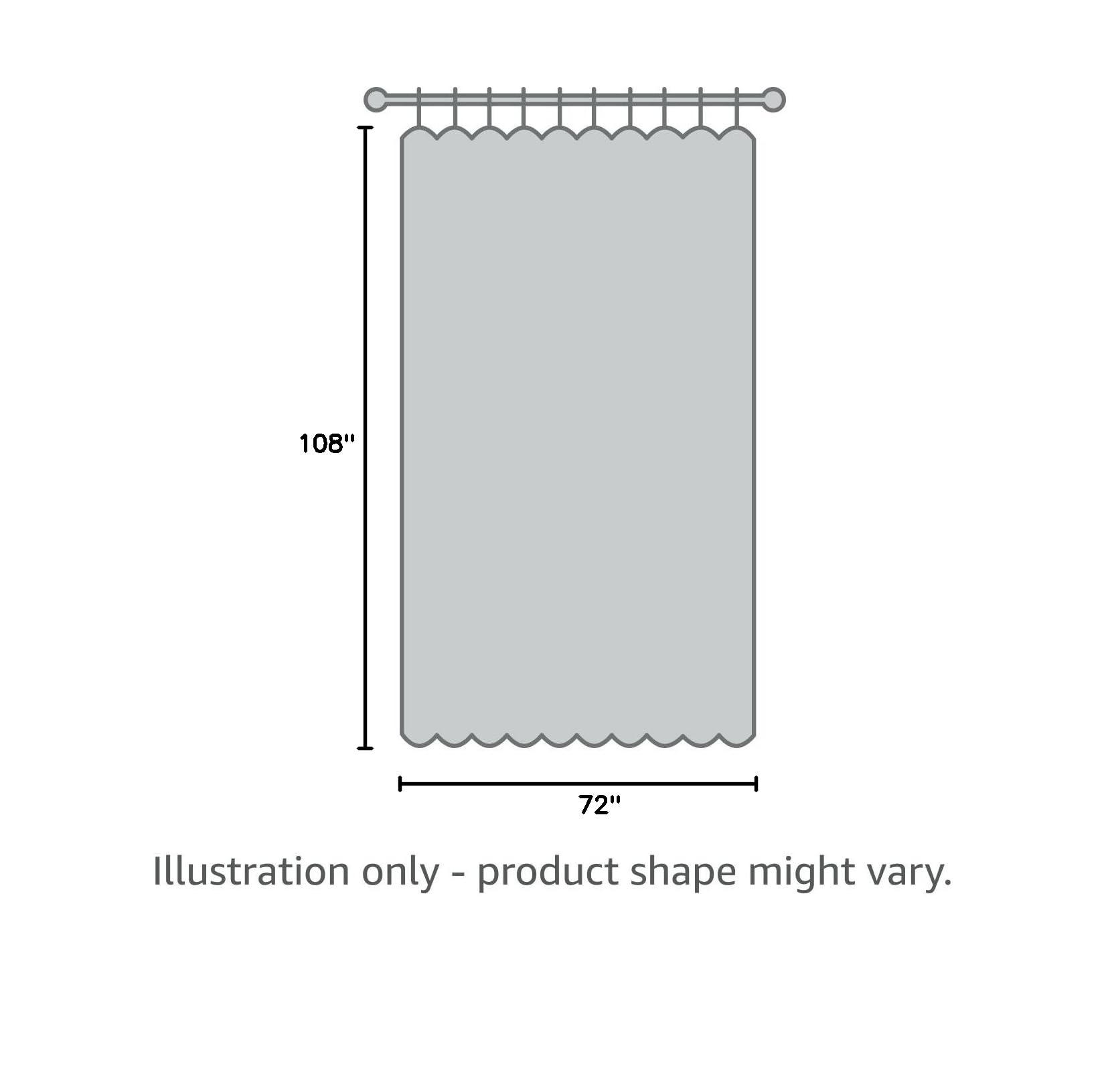 LORDTEX Waterproof Blackout Curtains for Patio & Indoor - Thermal Insulated Sun Blocking Window Drapes for Bedroom, Living Room, Porch, Pergola - 70x108 Inch Dark Grey Set of 2 Panels - Perfect for Sun Protection, Privacy & Temperature Control