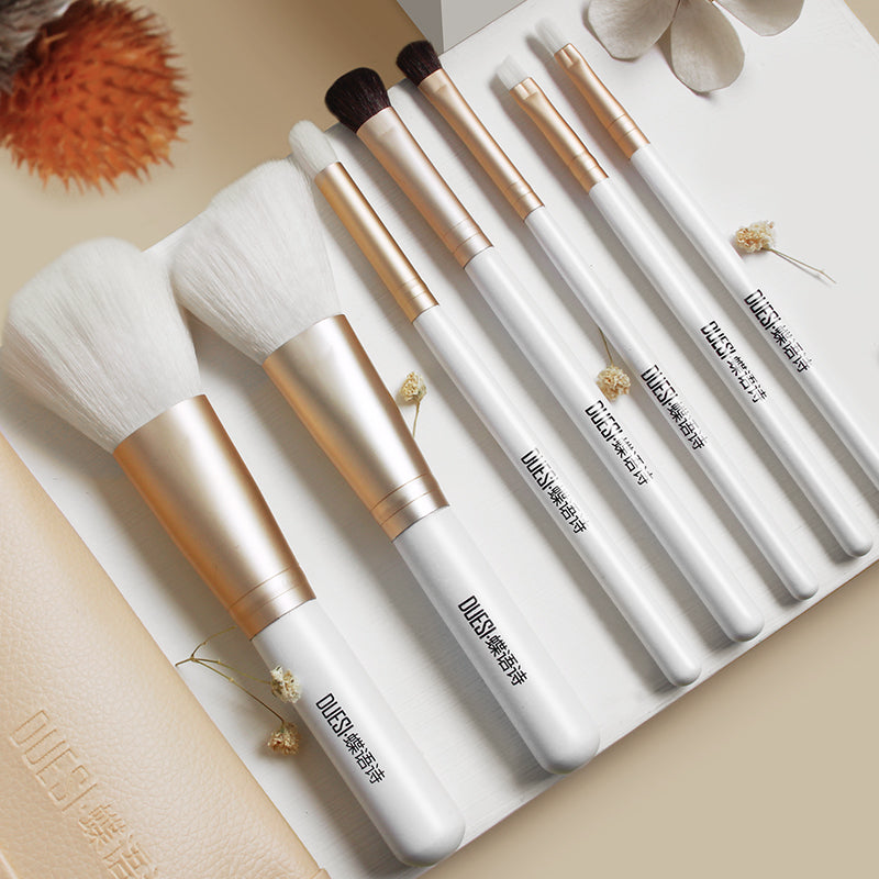 Premium Makeup Brush Set - 12 Pcs Professional Cosmetic Brushes for Foundation, Blush, Eyeshadow & More - Perfect for Home & Professional Makeup Artists