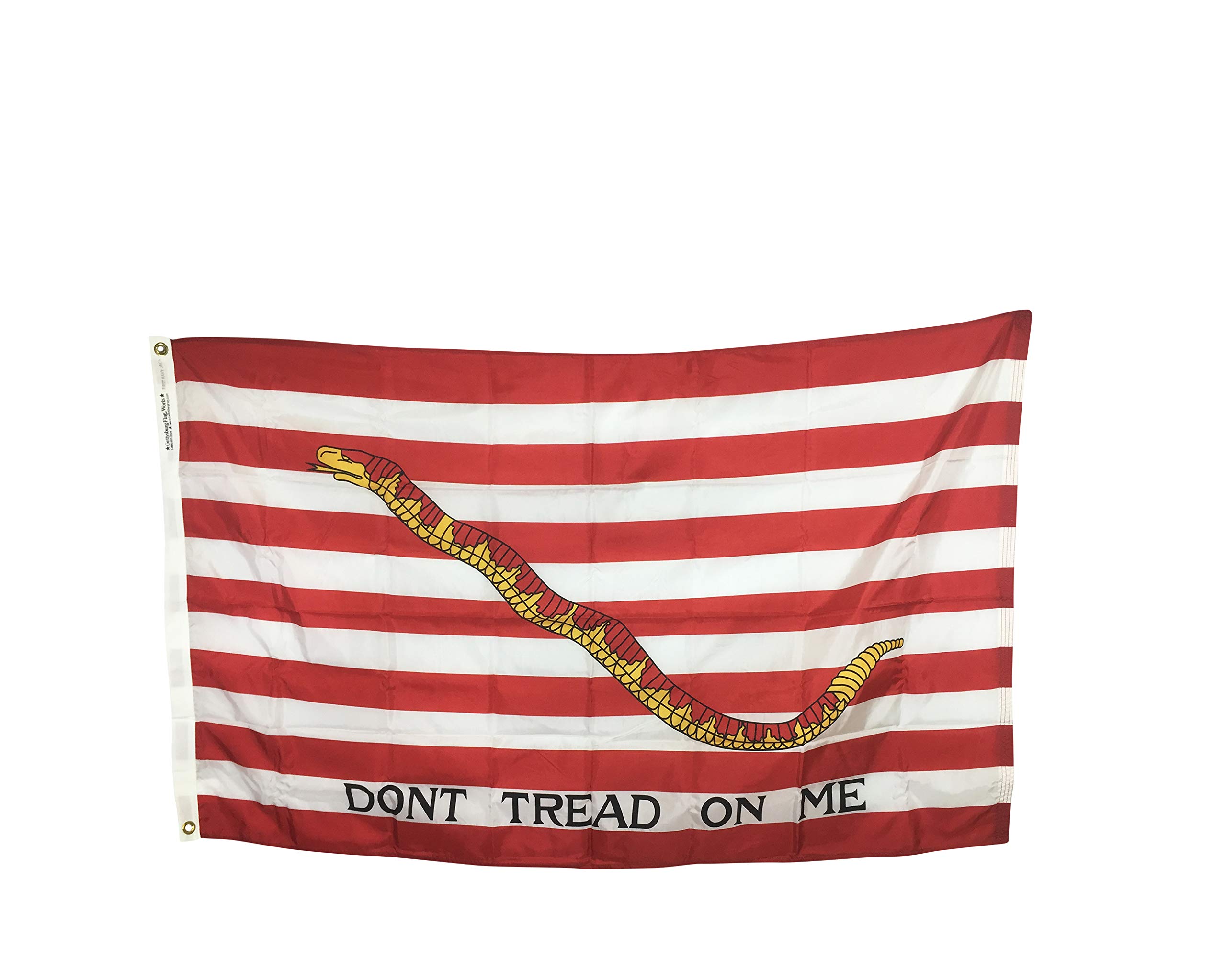 3x5' First Navy Jack Flag - All Weather Nylon Outdoor Flag - Made in USA - Perfect for Patriotic Displays, Boat Flags & Home Decor