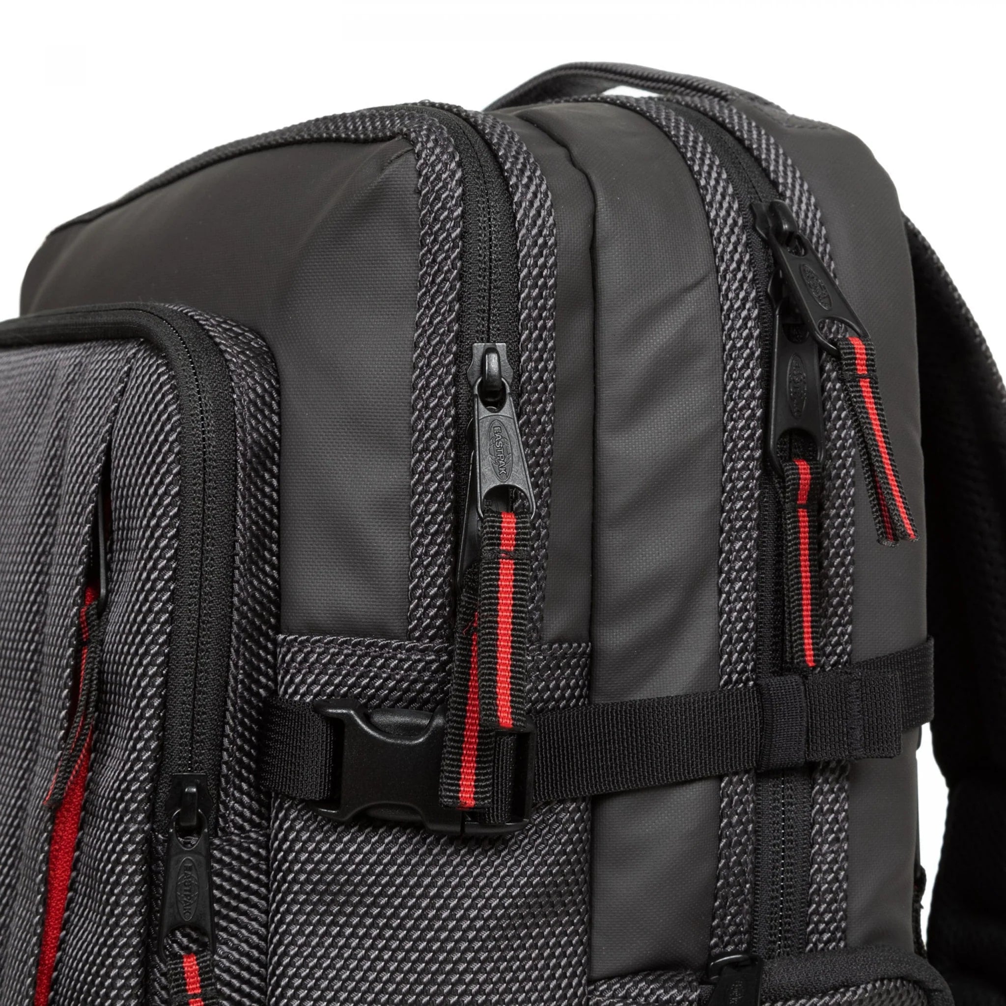Eastpak Tecum L CNNCT Backpack - Lightweight Laptop Backpack for Work & Travel, Durable Water-Resistant Material, Accent Grey - Perfect for Commuting, College & Outdoor Adventures