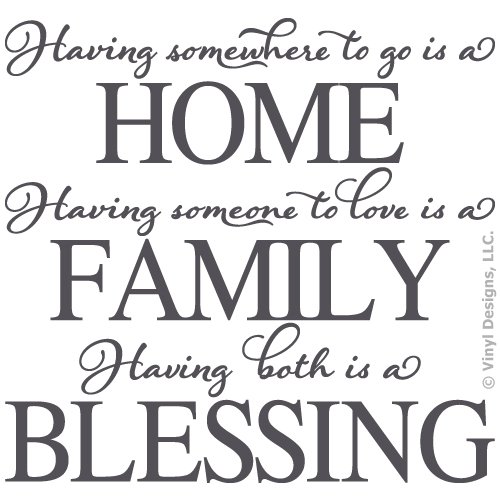 Family Love Quote Vinyl Wall Decal Sticker - Inspirational Home Decor Art for Living Room, Bedroom & Nursery - Perfect for Housewarming Gifts & Interior Design