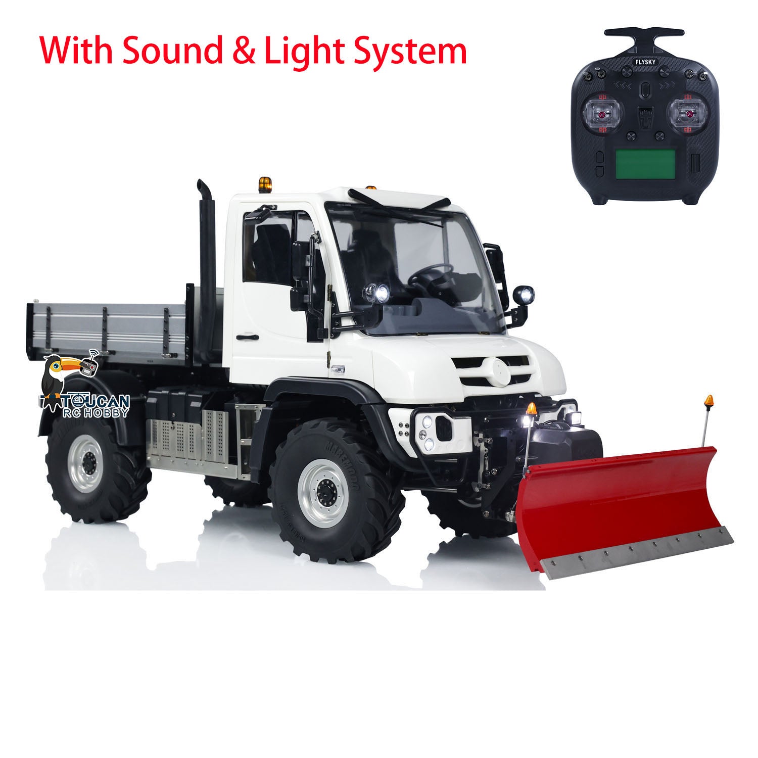 1/10 U423 4X4 Hydraulic RC Off-Road Truck - Remote Control Rock Crawler Climbing Car with PNP Version, Painted Body, Lights & Sound Effects - Perfect for Outdoor Adventure, Off-Road Racing & Backyard Play