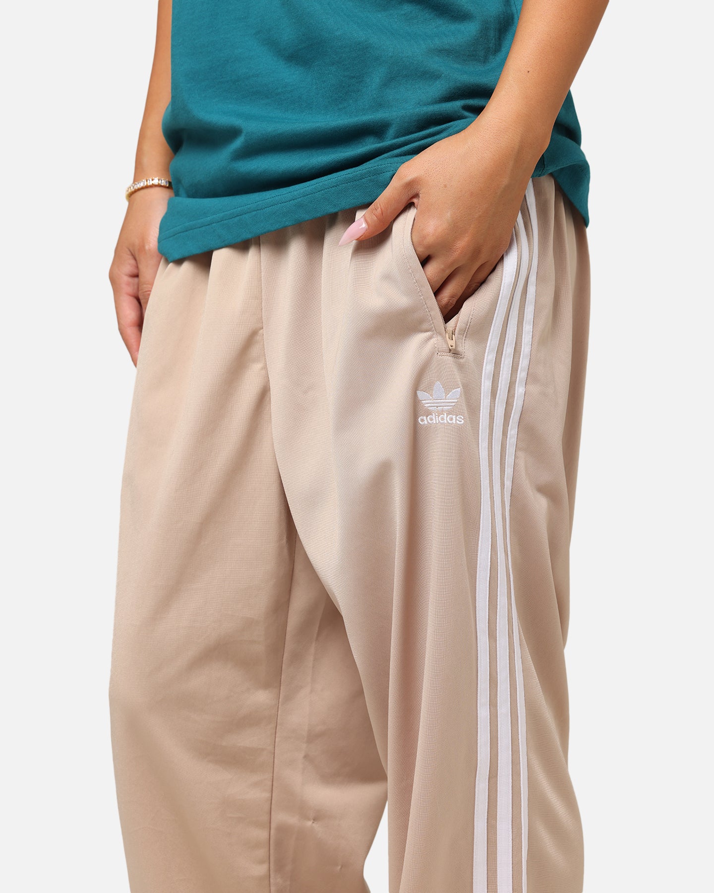 Adidas Firebird Trackpants for Women - Magic Beige Retro Joggers | Casual Streetwear & Gym Workout Pants for Running, Yoga & Lounge Wear