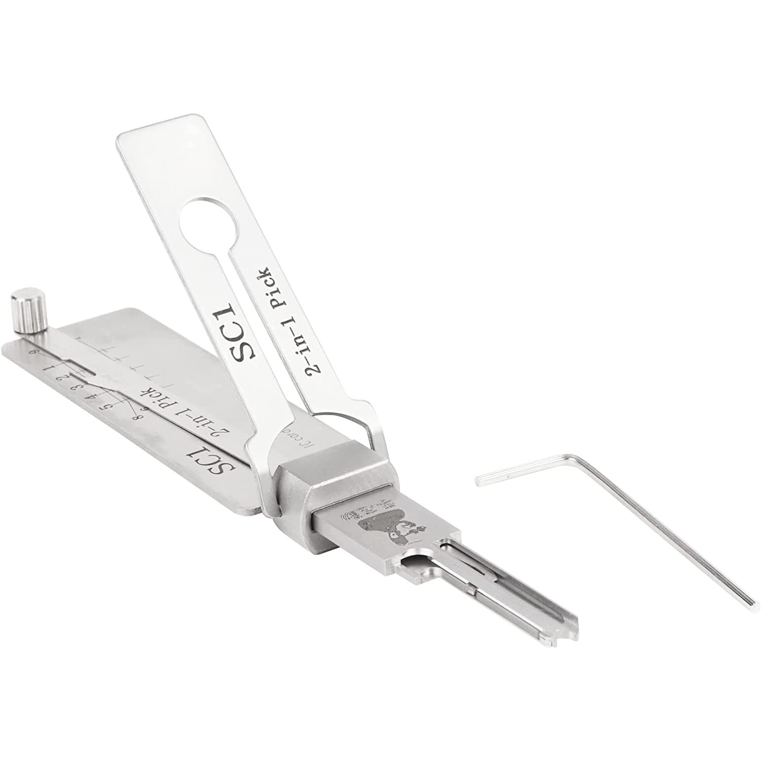 SC1 Precision Hook & Pick Set - 2-in-1 Heavy Duty Hand Tool for O-Ring Removal & Maintenance Repair | Perfect for Automotive, Plumbing & Electronics Work