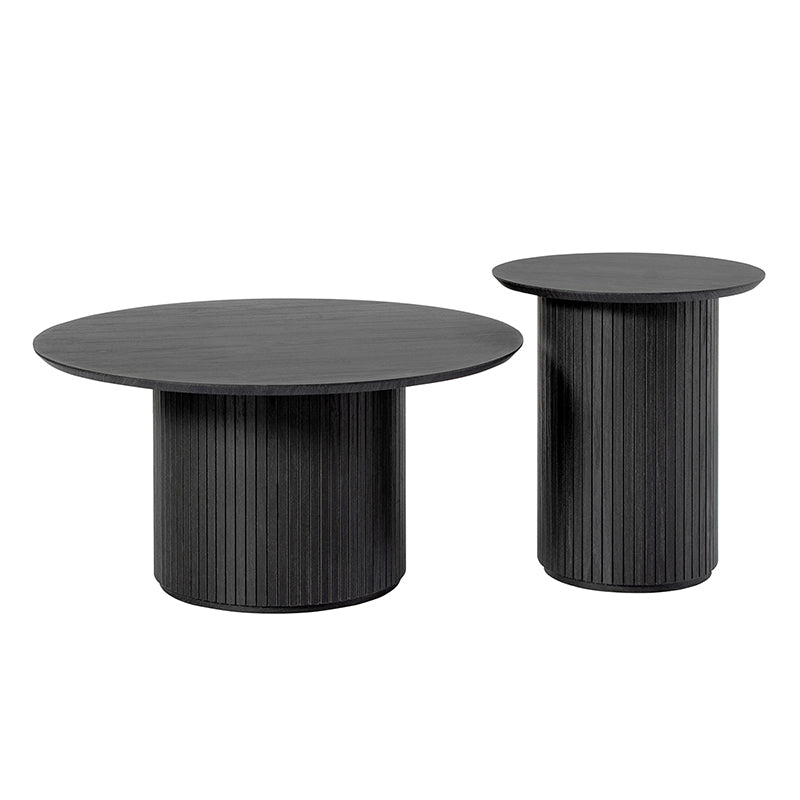 Modern Nesting Coffee Table Set - 2-Piece or 3-Piece Optional - Space-Saving Living Room Furniture for Small Spaces, Apartments & Home Decor